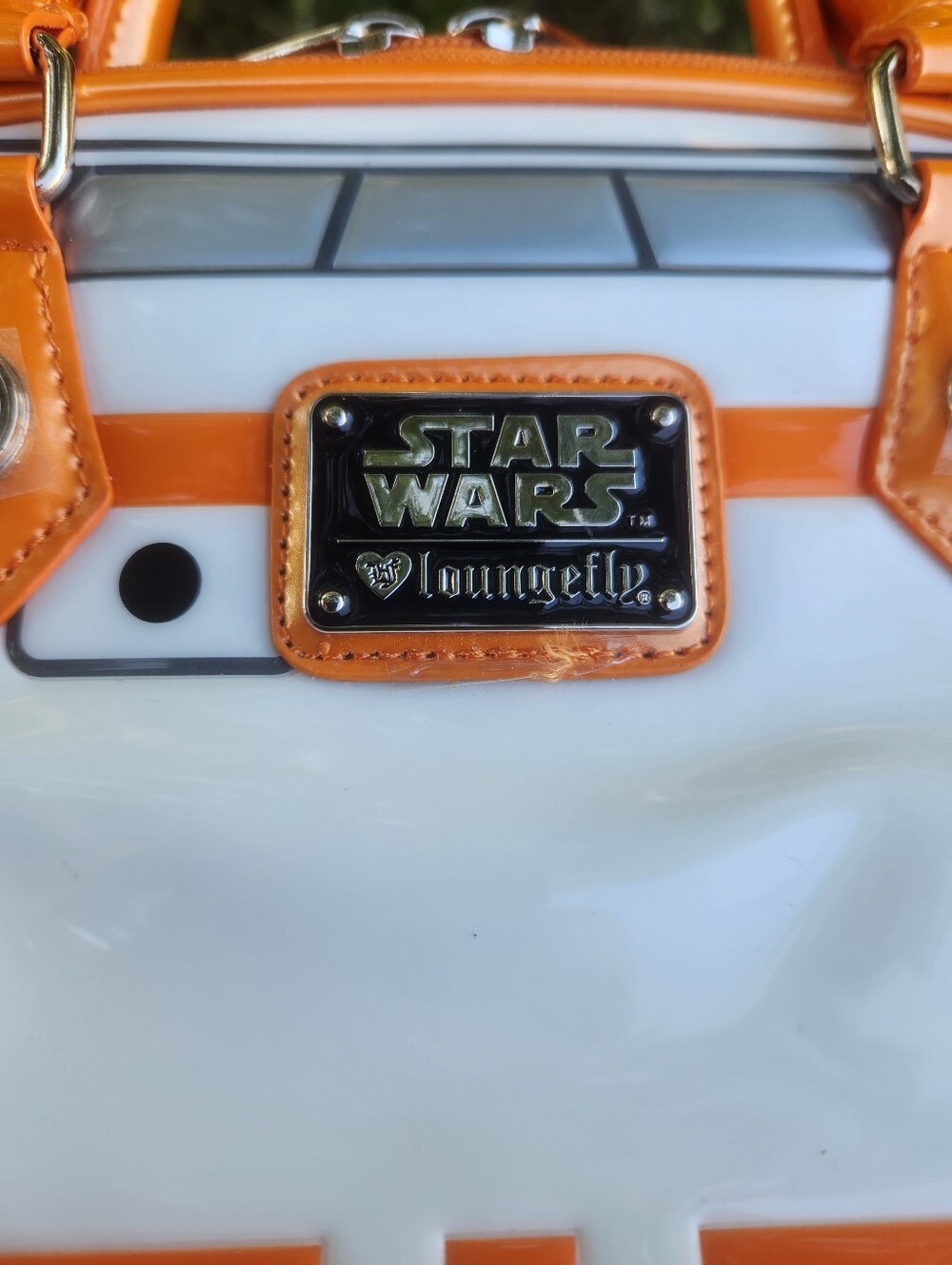 Disney Loungefly BB-8 Star Wars Patent Dome. The Force Awakens NWOT - Picture 2 of 12